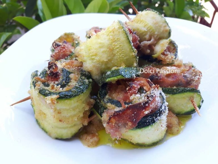 Involtini Di Zucchine Gratinate Al Forno Dolci Passioni