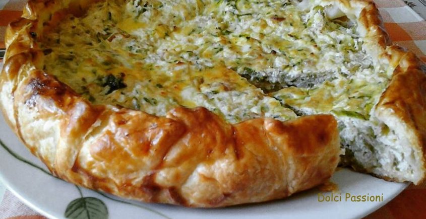 Torta Salata Con Tonno E Zucchine Torta Rustica Con Tonno Zucchine E Formaggio Cremoso Dolci Passioni