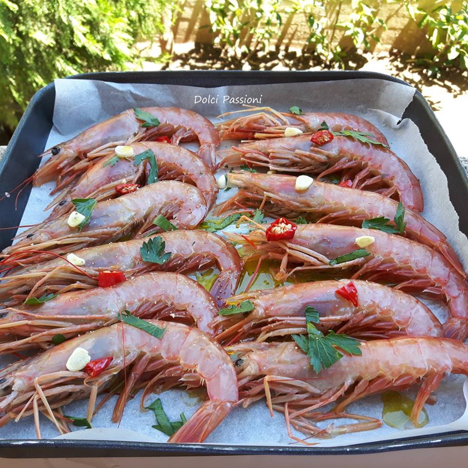 Gamberoni al forno, facili, veloci e leggeri - Dolci Passioni