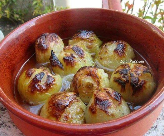 Cipolle Bianche Al Forno Dolci Passioni