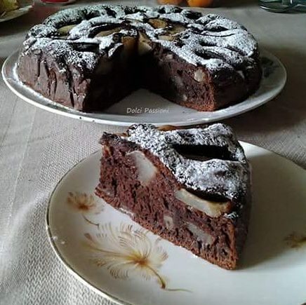 Torta Pere E Cioccolato Cremosa Torta Cioccolato E Pere Dolci Passioni