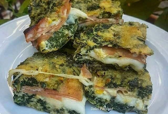 Rustico Con Spinaci Con Scamorza E Prosciutto Cotto Dolci Passioni