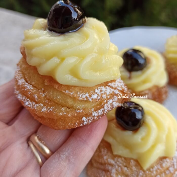 Zeppole di San Giuseppe fritte