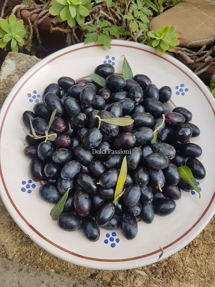 Olive nere sotto sale-Dolci Passioni
