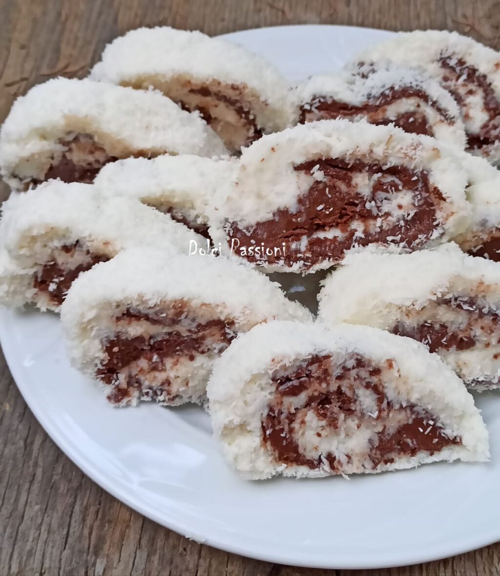 Rotolini con Cocco, Ricotta e Nutella