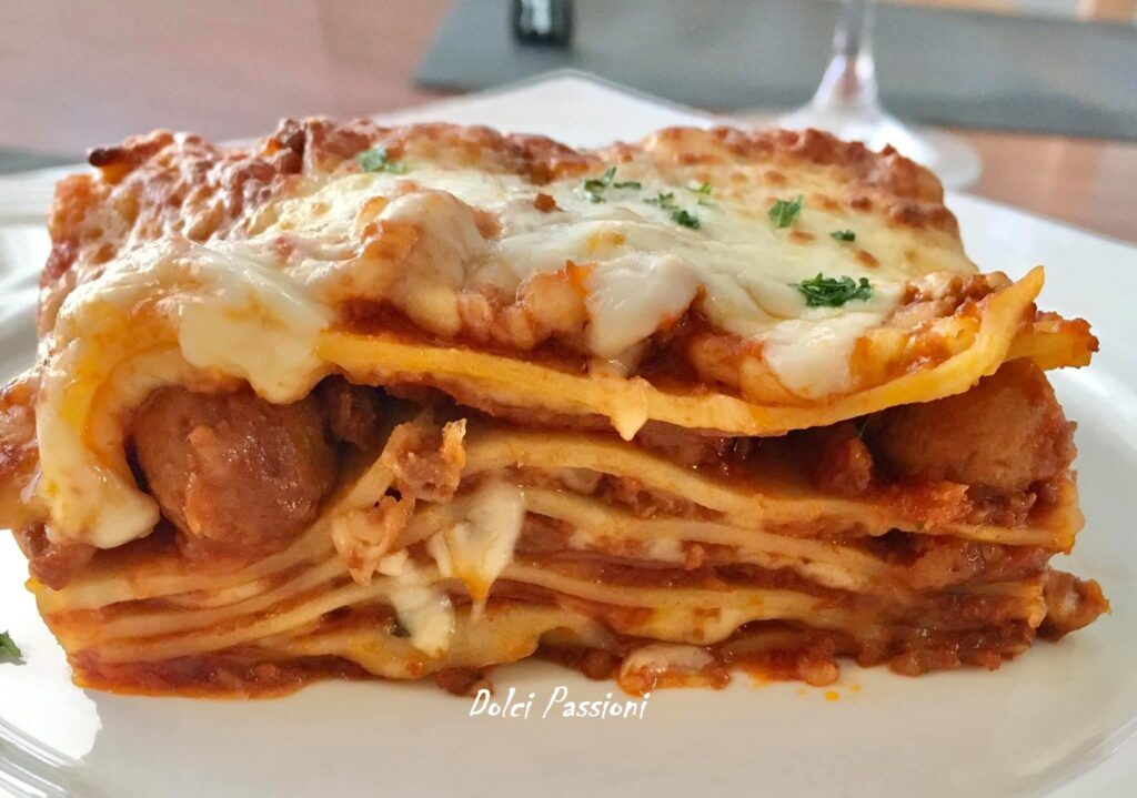 Lasagne al forno con le Polpettine: ricetta facile