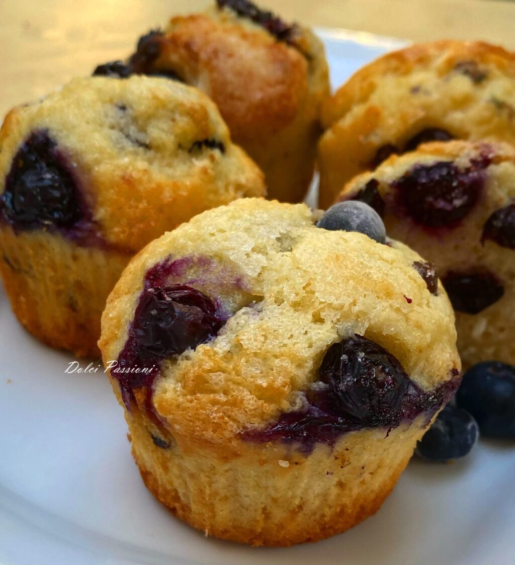 Muffin ai Mirtilli e Ricotta – soffici e golosi
