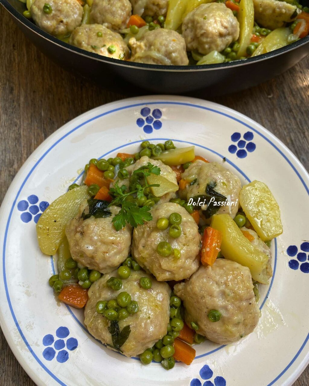 Polpette con i Piselli, Patate e Carote: ricetta della Nina