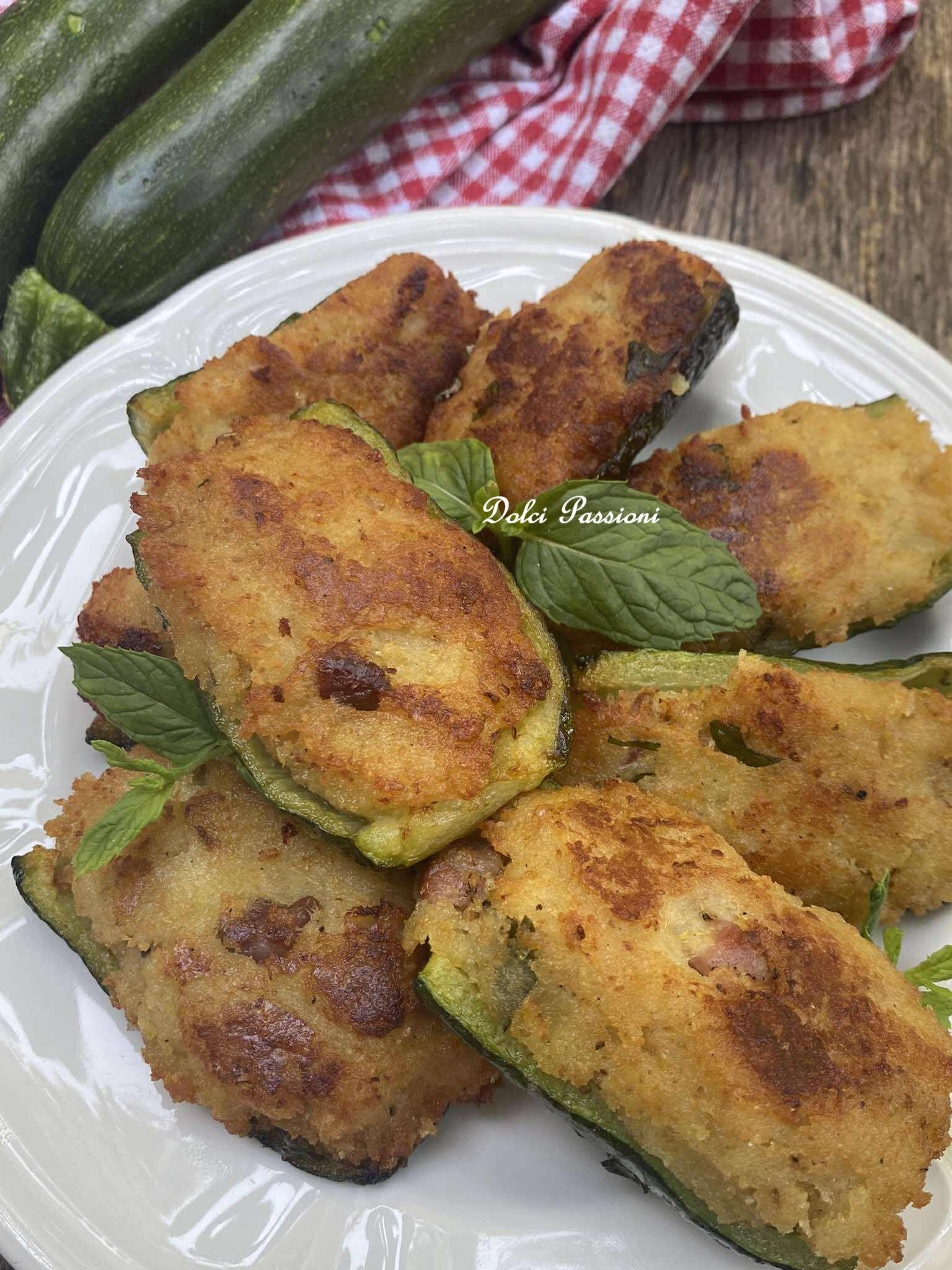 Zucchine ripiene alla Calabrese-ricetta della mia Mamma (Calabrese DOC)