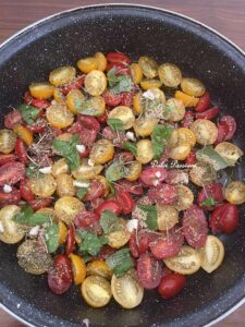 Spaghetti con Pomodorini Confit: ricetta della Nina