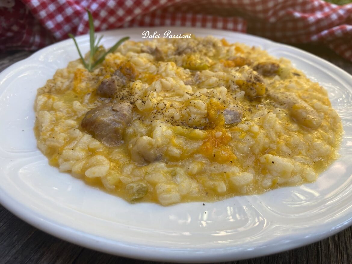 ceso944 Una coccola Autunnale: Risotto Zucca e Salsiccia che non ti aspetti