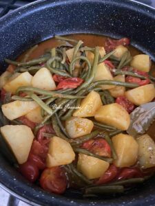 Fagiolini in umido con patate: ricetta Lucana di mia Mamma Nella