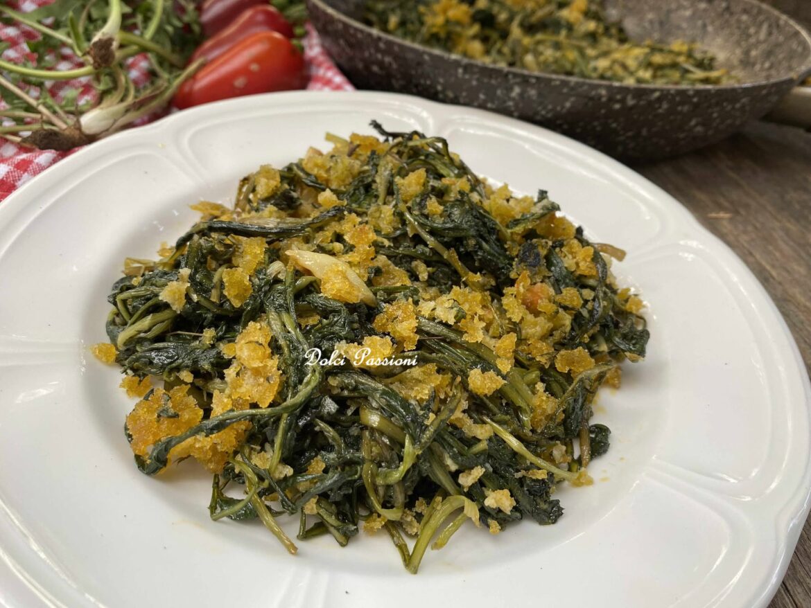 Cicorielle selvatiche "Ammolicate" Ricetta Calabrese di mia Nonna Nunziatina
