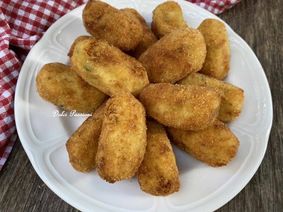 ceso1206 Crocchette di patate: morbide dentro, croccanti fuori