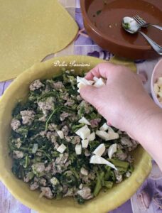 Calzone con Salsiccia e Cime di Rape: Antica ricetta Pugliese Calzone con Salsiccia e Cime di Rape: Antica ricetta Pugliese