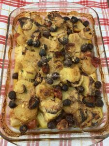 Baccalà al forno alla Pugliese con patate e olive: Ricetta tradizionale della famiglia Palasciano