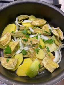 Carciofi con Patate e Cipolle alla Lucana: il contorno della tradizione in casa Bellino