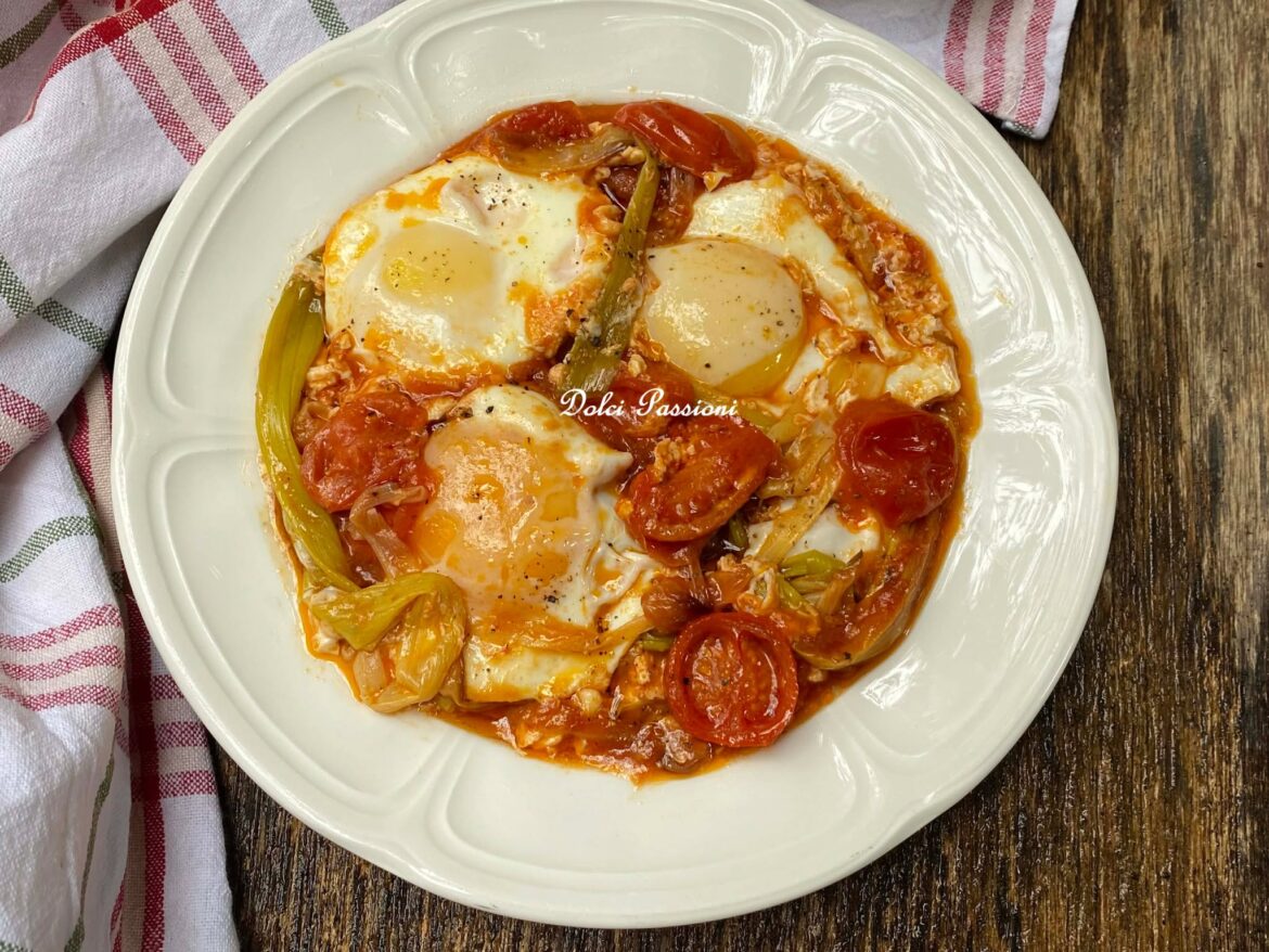 Uova con Pomodorini e Cipolle "Sponsali": La ricetta autentica di casa Palasciano