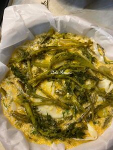Frittata al forno con "Cardoncelli": La ricetta Pugliese soffice e saporita di casa Palasciano