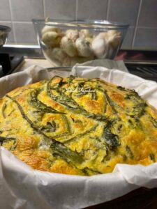 Frittata al forno con "Cardoncelli": La ricetta Pugliese soffice e saporita di casa Palasciano