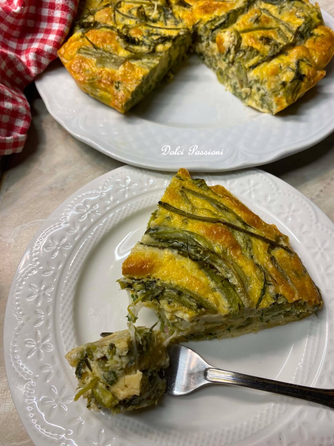 Frittata al forno con "Cardoncelli": La ricetta Pugliese soffice e saporita di casa Palasciano