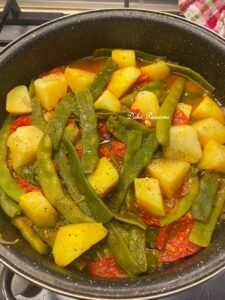 Fagiolini “Piattoni” con Patate e Pomodorini: la Ricetta Originale Lucana che Profuma di Tradizione