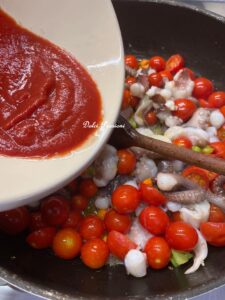 Spaghetti con il polpo, la ricetta tradizionale di casa Palasciano-Bellino Spaghetti con il polpo, la ricetta tradizionale di casa Palasciano-Bellino