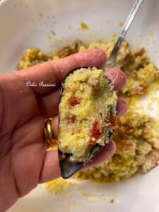 Cozze “Arraganate” con Pomodorini e Pecorino: la ricetta tradizionale di casa Palasciano-Bellino