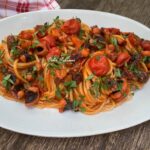 Spaghetti con il polpo, la ricetta tradizionale di casa Palasciano-Bellino